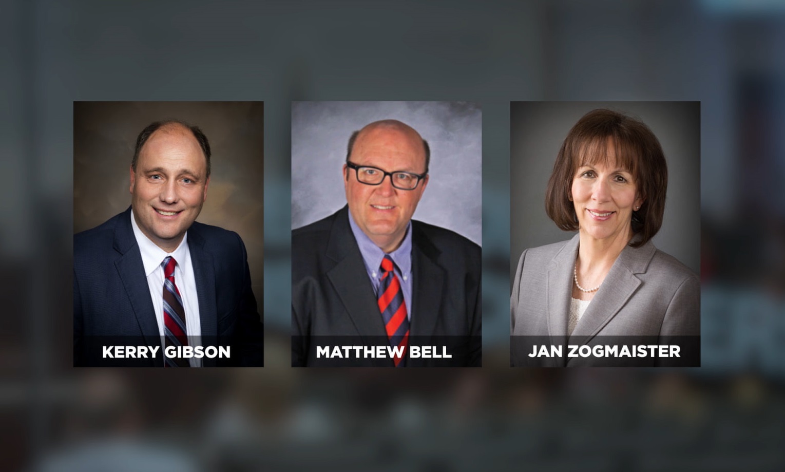 Weber County Commissioners serving in 2014.