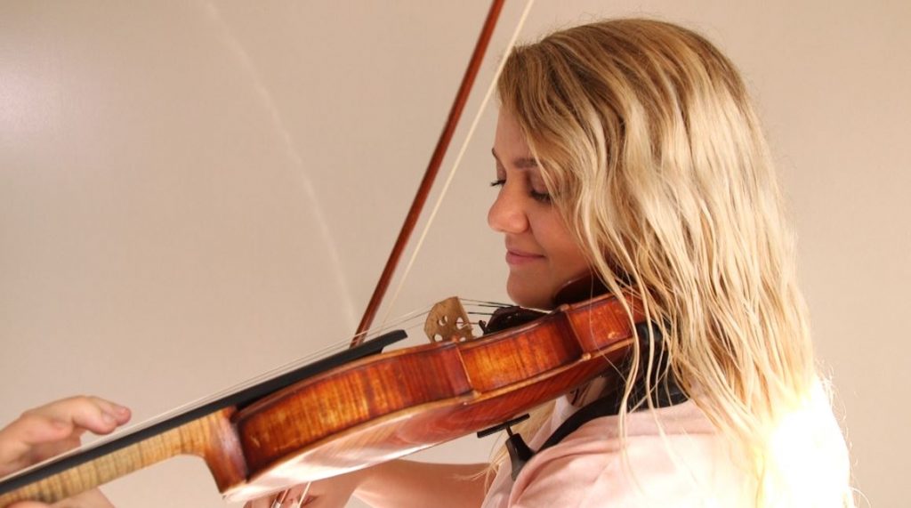 Brittany Brown says playing music helps with her mental health and gives her a voice when words are not enough.