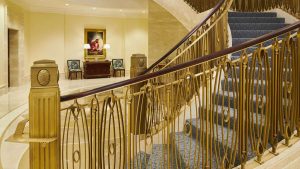 Grand staircase in the Rome Italy Temple. (Courtesy Intellectual Reserve, Inc.)
