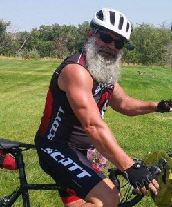 Bob Quick has bicycled across the nation three and a half times honoring firefighters across the country for their service. (Photo courtesy of: Bob Quick)