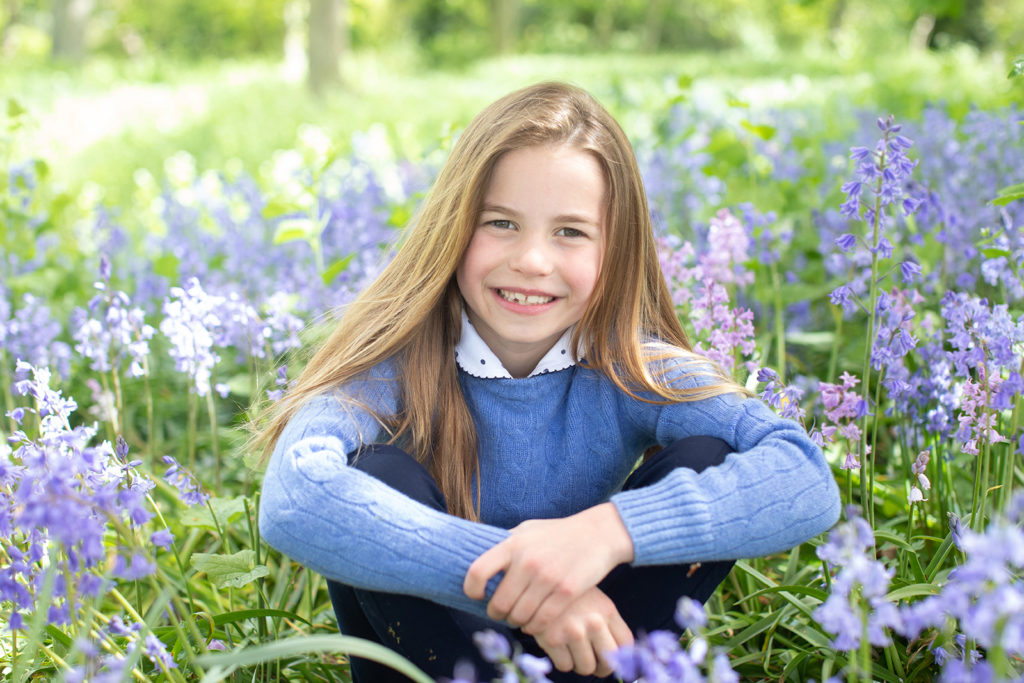 Princess Charlotte, in a photo taken by her mother, appears before her seventh birthday on May 2. (The Duchess of Cambridge/Getty Images via CNN)