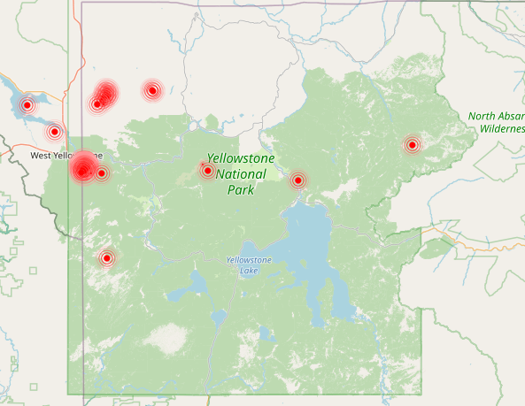 Earthquake tracker yellowstone