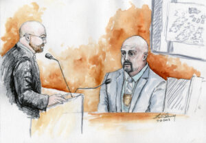 Ray Hermosillo, Court sketch 4/11