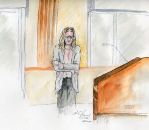 Lori Vallow Daybell, Court sketch 4/11