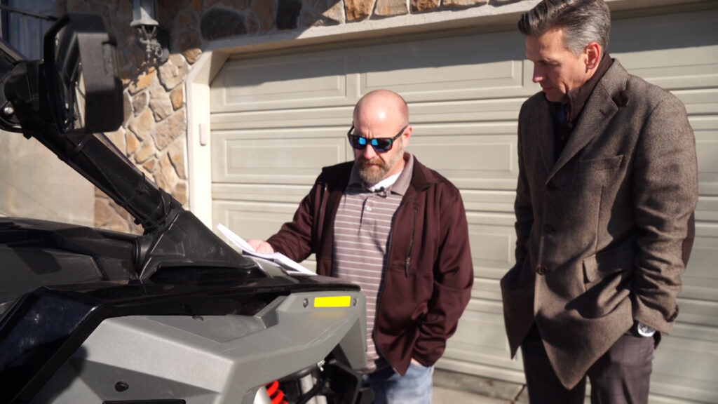 Seth Warren's Polaris RZR sat for months waiting on the recall repair. (Tanner Siegworth/KSL TV)