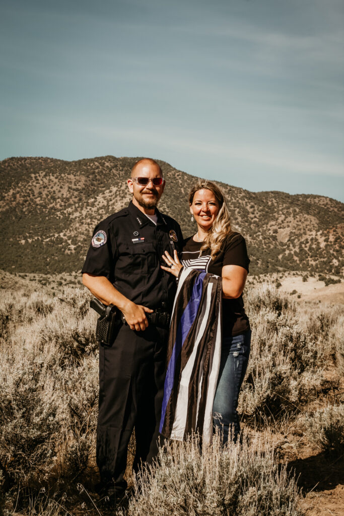 Mike and Melinda Berg have been married for 25 years. For a long time, Mike believed he had a perfect marriage. But after going to therapy, he realized his wife wouldn’t argue with him because she said it wasn’t worth it. Therapy has helped them learn to communicate better and has given them tools to deal with the stress that comes from being a first responder. (Mike Berg)