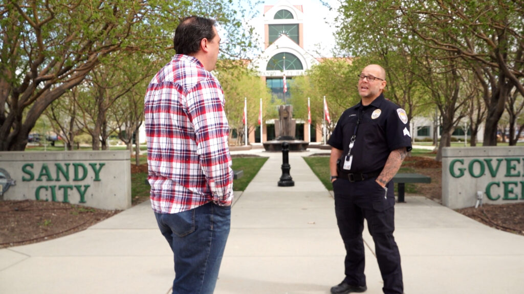 Sgt. Greg Moffitt of the Sandy City Police Department tells KSL’s Matt Gephardt while the city doesn’t have a specific code requiring solicitors to observe "No Soliciting" signs, they could face potential trespassing charges.