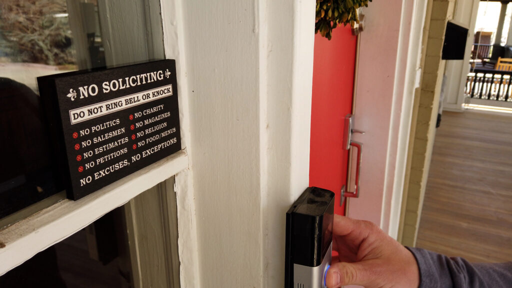The KSL Investigators reviewed municipal codes of 100 Utah cities. Most say solicitors have a duty to check each residence for a "No Soliciting" sign and if they see one, they must obey it.