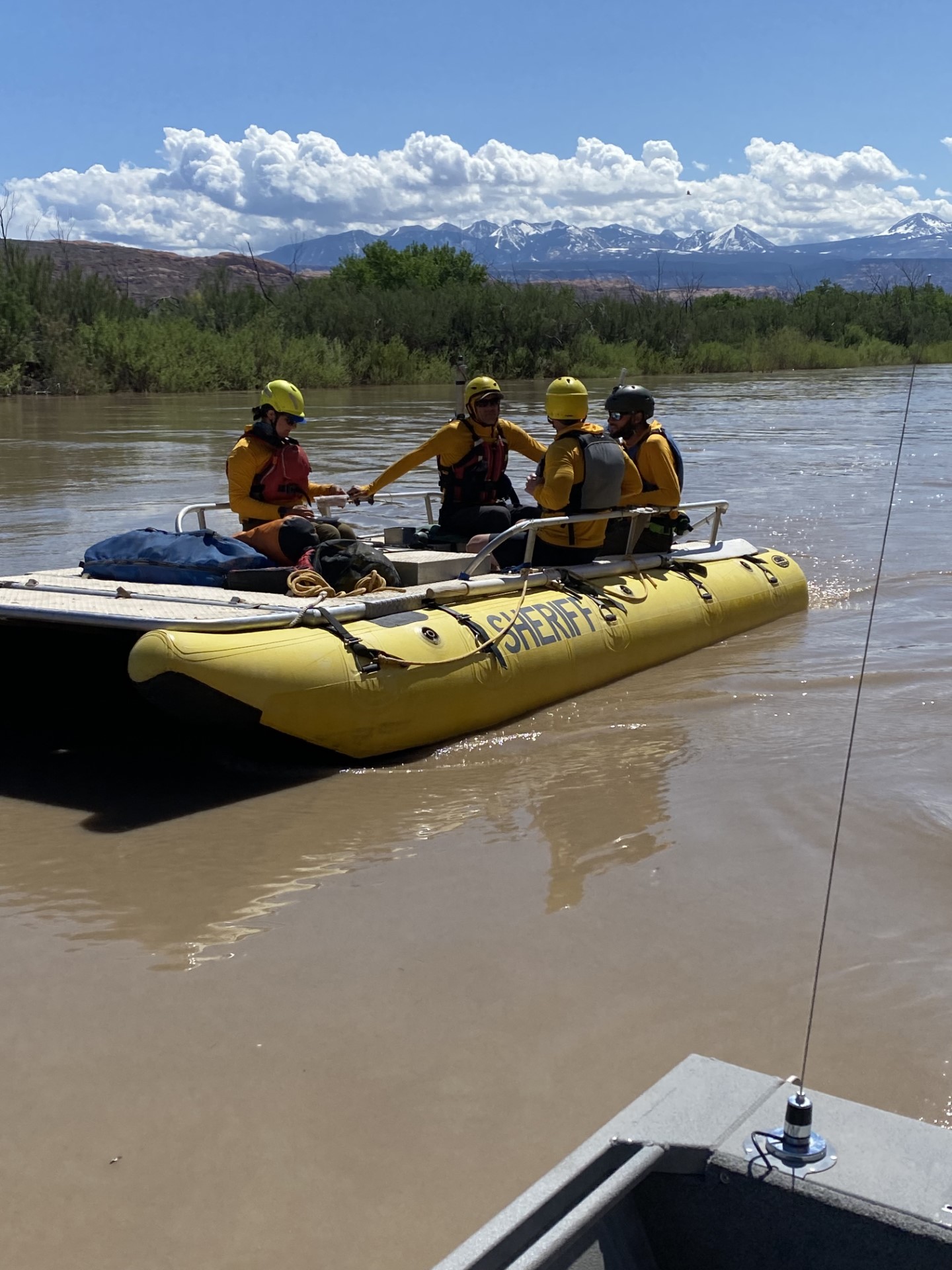 Grand County SAR trains on the river (Grand County search and rescue)