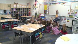 Elementary schoolers in class at Desert Sky Elementary. (KSL TV)