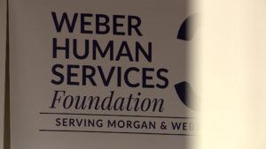A Weber Human Services Foundation sign. (KSL TV)