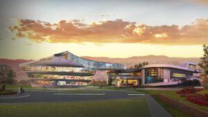 An artist's interpretation of the "Sphere of Light" that will be in Lehi, Utah. (KSL TV)
