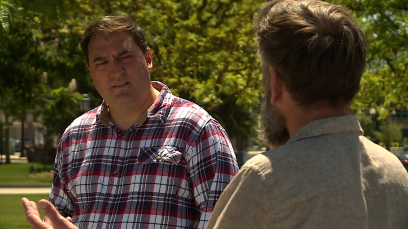 Wheelwright told KSL’s Matt Gephardt that he drives around 50,000 miles every year. (Mark Wetzel, KSL TV)