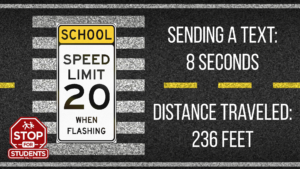 Stop for Students: The dangerous distances you drive when distracted