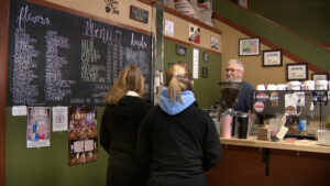 Customers ordering at For Pete's Sake Cafe. (KSL TV)