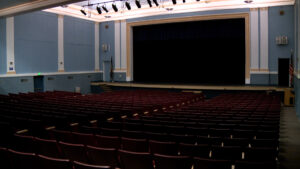 The auditorium at Preston Senior High School where Napoleon showed off his sweet dance moves. (KSL TV)