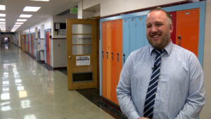 Brady Garner in now the assistant superintendent but he was a student at the school when "Napoleon Dynamite" was being shot. (KSL TV)