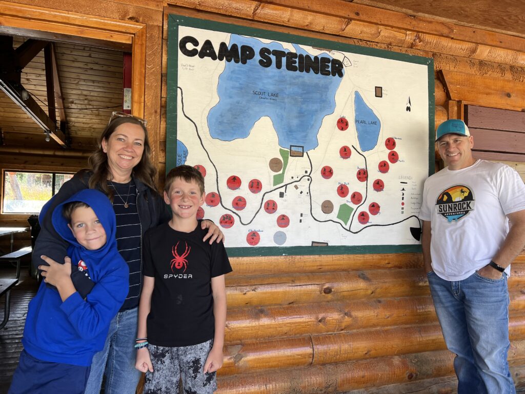 Stevens Family at Camp Steiner. (Photo: Stevens Family)