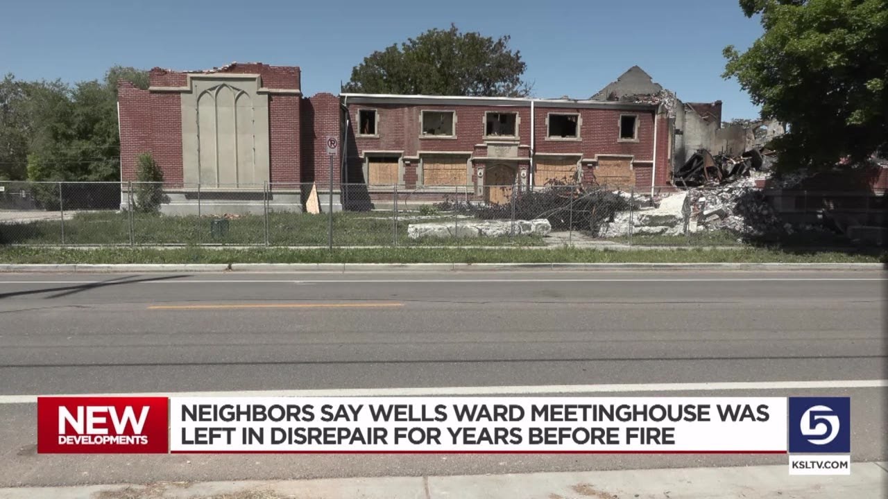 Video: Neighbors say Wells Ward meetinghouse was left in despair for ...