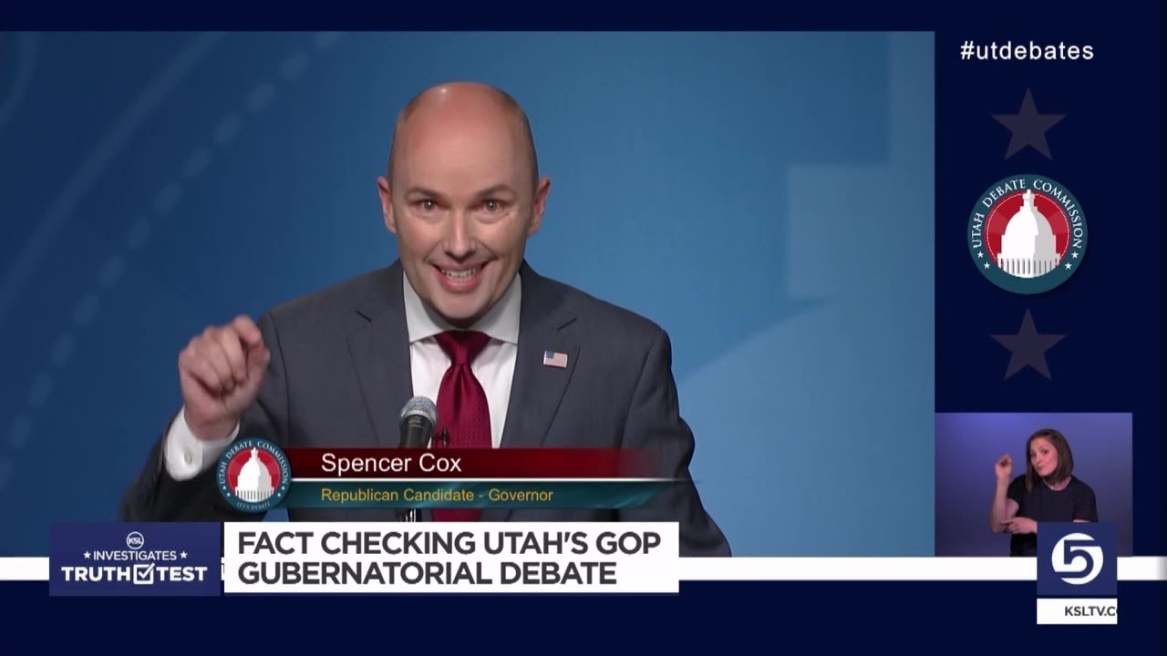 Video KSL Truth Test Factchecking claims from GOP candidates for