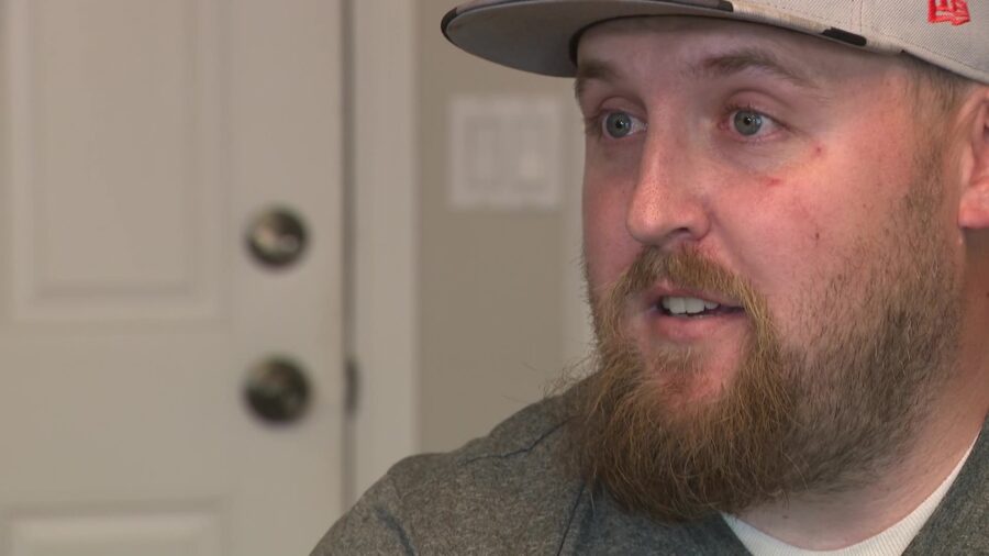 Jordan Lee says about a half-dozen medical test results suddenly have appeared on his patient account. (KSL TV)