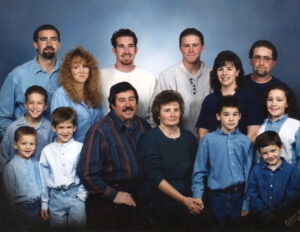 An undated photo of the Boynton family.