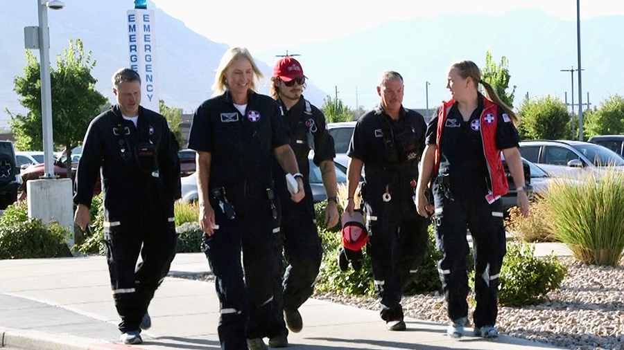 The Life Flight team at Utah Valley Hospital. (KSL TV)