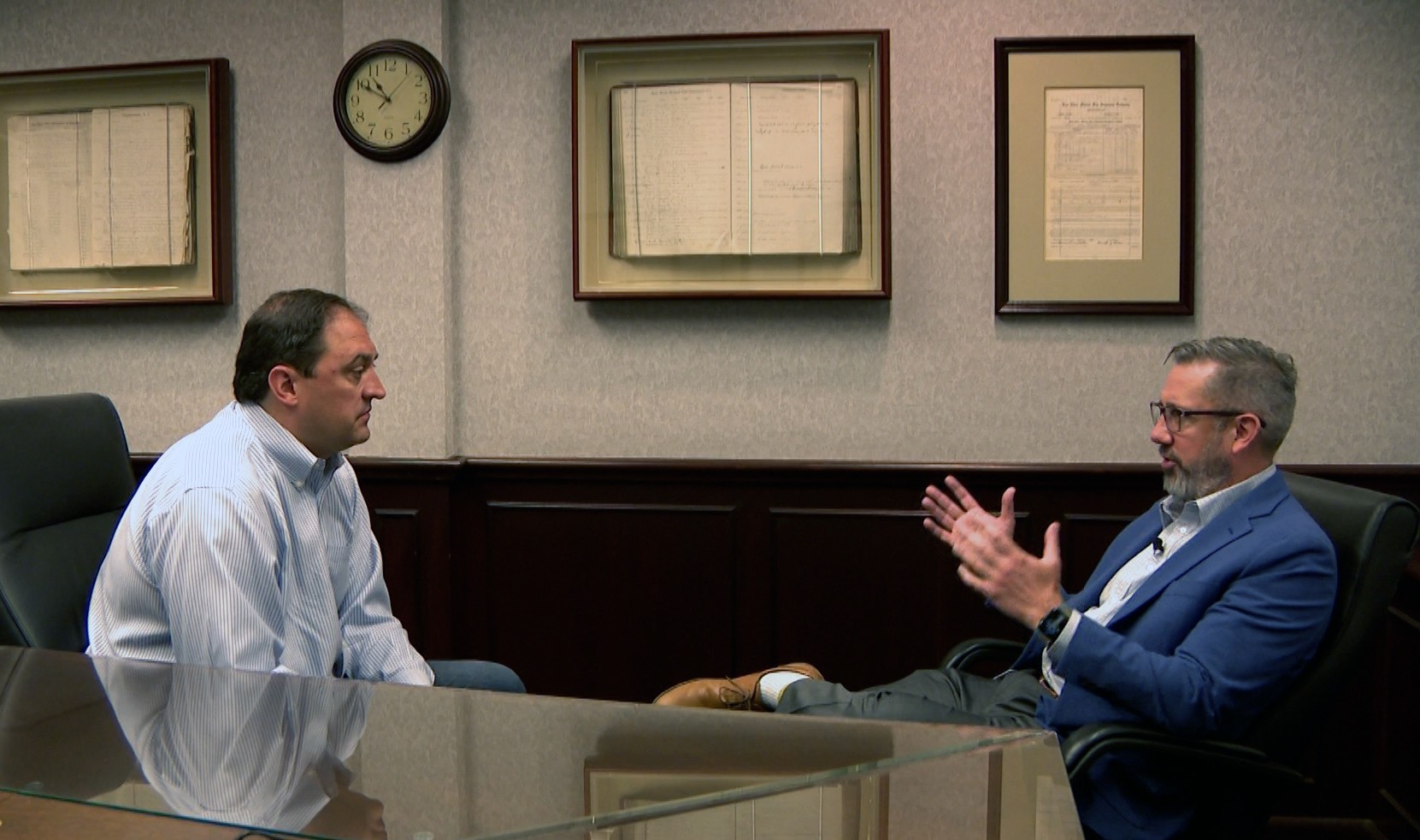 Jason Wallace, vice president of claims at Bear River Mutual Insurance Company, tells KSL’s Matt Gephardt that proving loss in value is very difficult because it’s not incurred until the vehicle is sold. (Winston Armani, KSL TV)