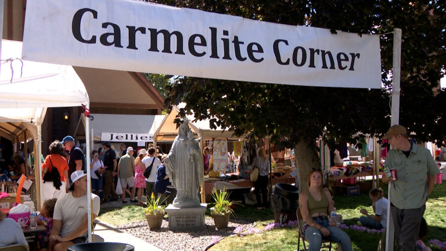 Roughly 200 people gave up their Sunday to volunteer at the Carmelite Fair. (KSL TV)