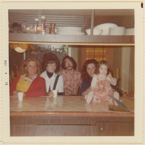 Nancy Wilcox (left) appears with her mother Connie Wilcox, cousins Jeff and Jamie Hayden and first cousin once removed Jessica Hayden in October, 1973, one year prior to her disappearance. (Jamie Hayden)