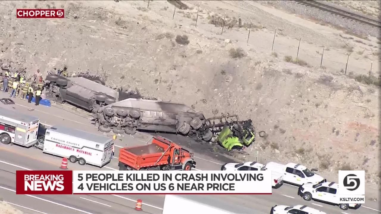 Video: Five people killed in multi-car crash on US 6 - KSLTV.com