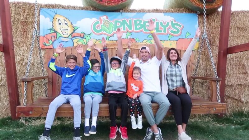 Justin Bingham and his wife, Lindsay Bingham, and four children. (Courtesy Bingham Family)