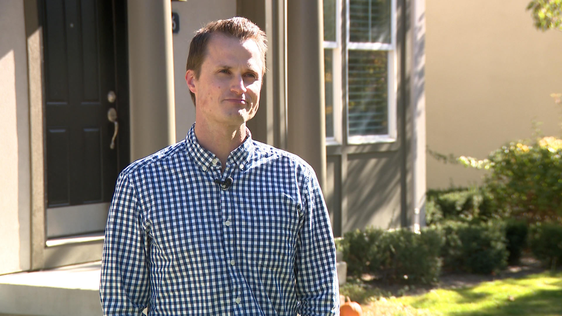 Josh Lewis, a Daybreak resident, said his townhome has had problems and will now pay hundreds more a month in HOA fees. (Stuart Johnson, KSL TV)