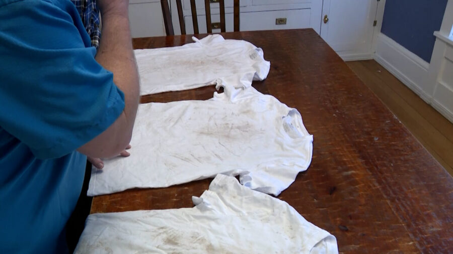 We compared the results of each shirt separately laundered and found Tide was the most effective of the three in lifting stains, but our homemade detergent was the next best. (John Wilson, KSL TV)