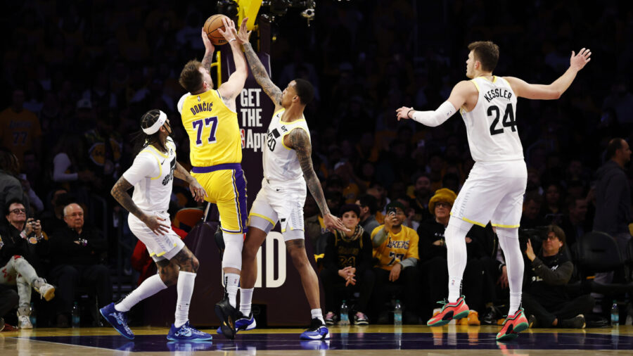 Utah Jazz Fall Short, Lakers Strike Gold In Luka Doncic’s Debut