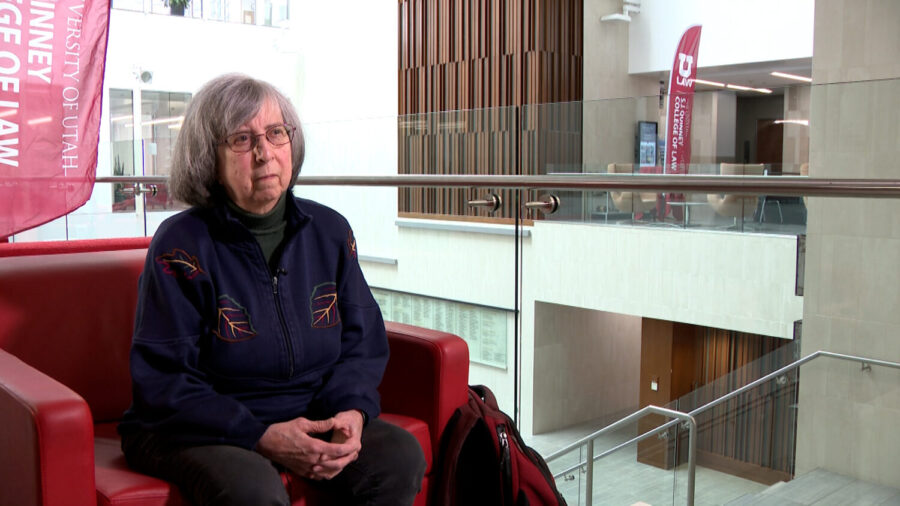 Joan Gregory wrote to legislators asking them not to change Utah’s public records laws. (Nathaniel Gillis, KSL TV)
