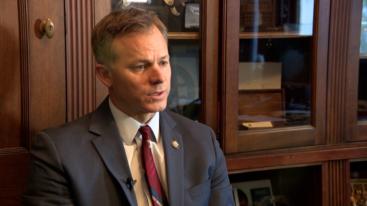 Rep. Blake Moore speaks with KSL TV at his office in Washington, D.C.. (Ray Boone, KSL TV)