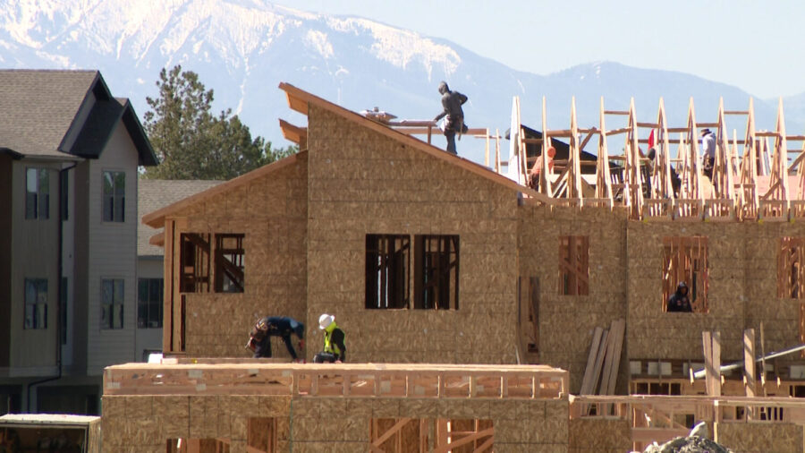 Housing under construction in Utah is pictured. (File photo, KSL TV)