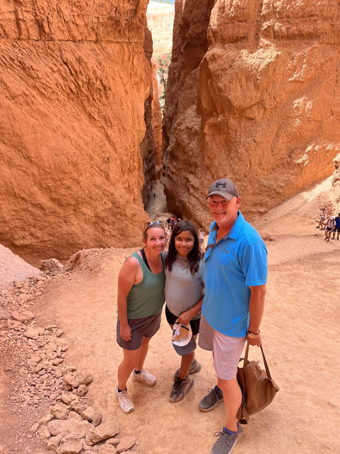 13-year-old Bailey Rama with her mom, Jackie and stepdad, Brook. (Photo courtesy: Jackie Robinson)