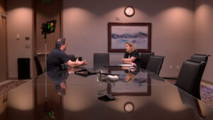 Elizabeth Wright, executive director of the Utah State Bar, says AI is a big part of the training lawyers receive in Utah to keep their law licenses current. (Mark Wetzel, KSL TV)