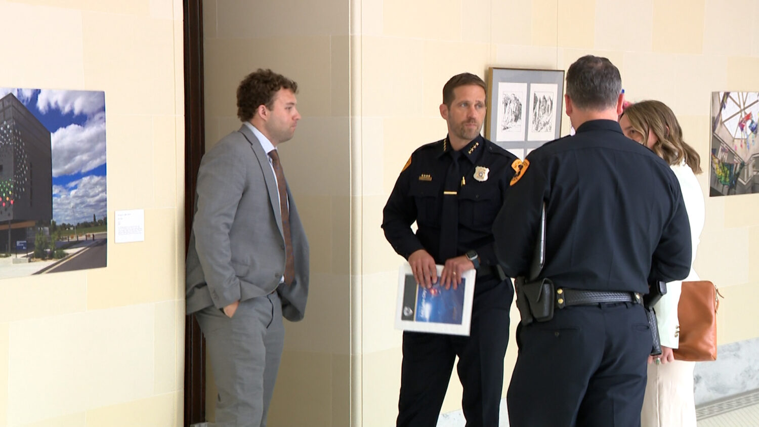 Salt Lake City Police Chief Brian Redd met with Utah lawmakers at the Capitol on Wednesday, June 18, 2025. (Photo: Stuart Johnson, KSL TV)