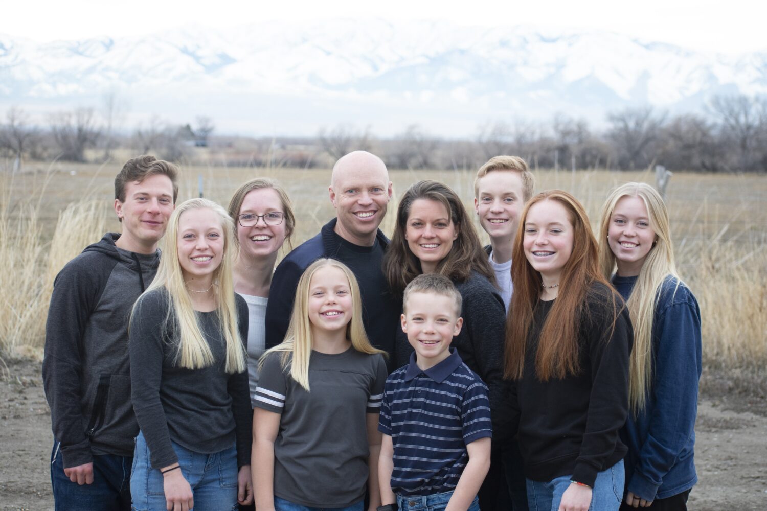 Dalton Gibbs, center front, is pictured with his family. (Photo: Gibbs family)
