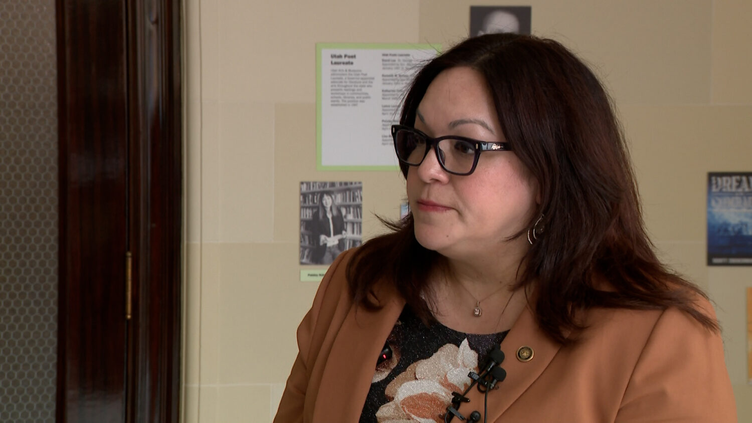 Utah Senate Minority Leader Luz Escamilla, D-Salt Lake City, speaks with reporters at the Capitol on Wednesday, June 18, 2025. (Photo: Stuart Johnson, KSL TV)