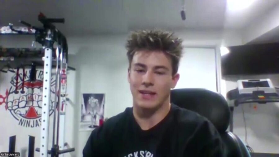 Kai Beckstrand speaks with KSL TV about his recent victory: winning the title of American Ninja Warrior. (KSL TV)