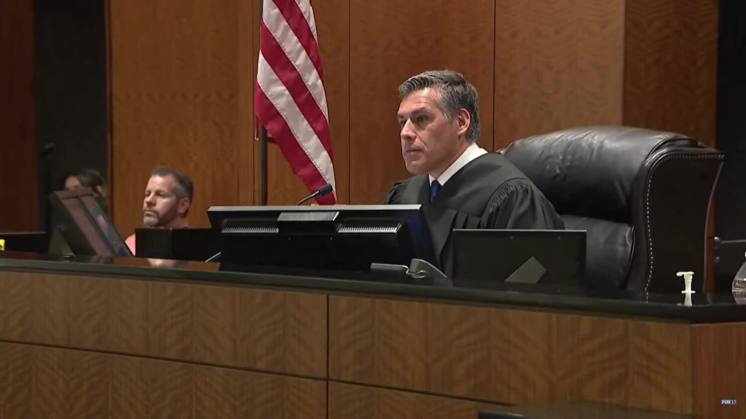 Fourth District Court Judge Tony Graf overseeing Tyler Robinson's waiver hearing on Monday, Sept. 29, 2025. (Pool)