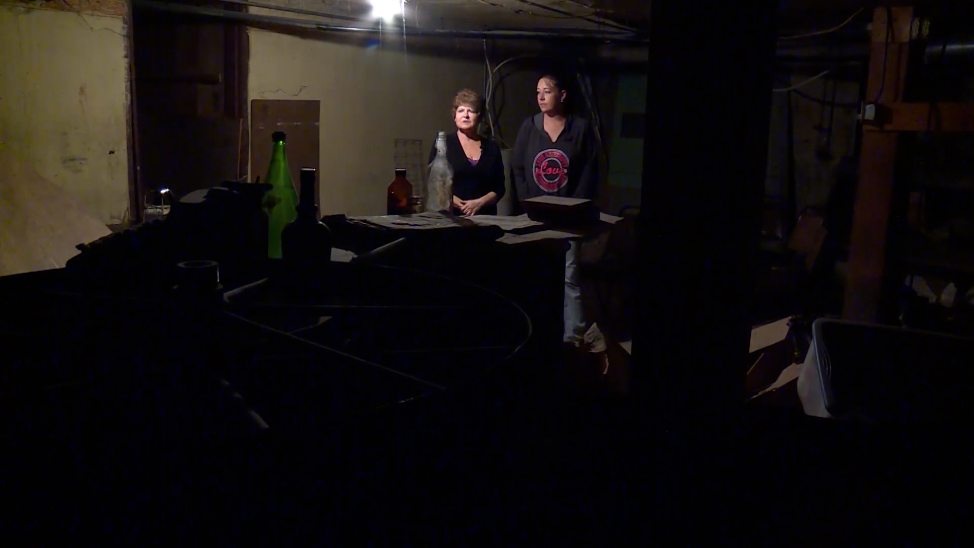 The family owners of Leslie's Family Tree in the basement speaking about the hauntings in their family restaurant in 2016. (Adam Sotelo, KSL TV)