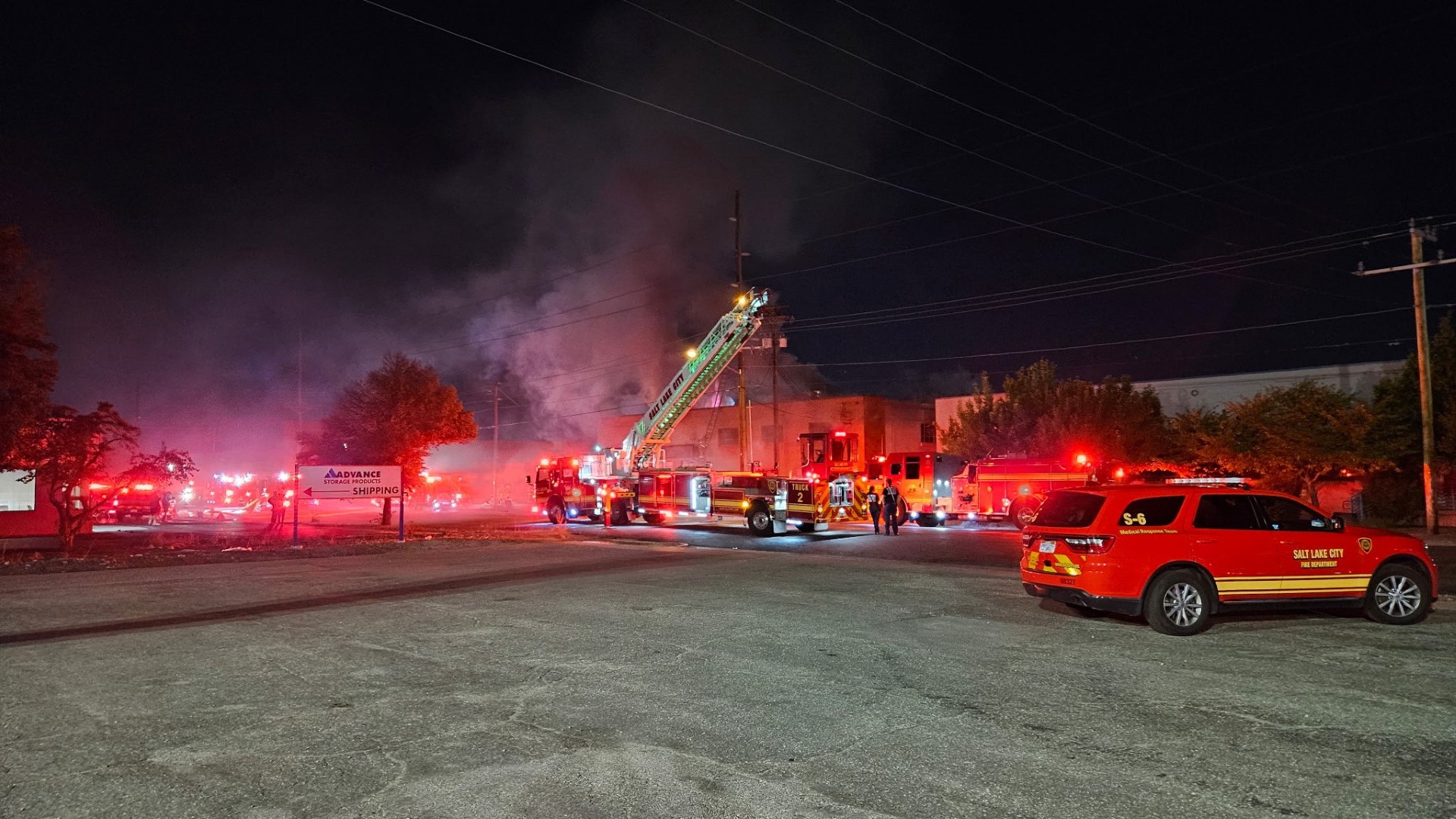 Building partially collapses after commercial fire in Salt Lake City ...