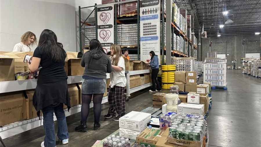 The Utah Food Bank services 309 pantries across the state and is already stretched thin. Now, with nearly 90,000 additional families potentially needing assistance, the challenge is growing beyond what they can handle. (Dan Rascon, KSL TV)