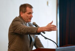 Rep. Ray Ward, R-Bountiful, speaks at the Capitol in Salt Lake City on Tuesday, Jan. 13, 2026. (Kristin Murphy, Deseret News)