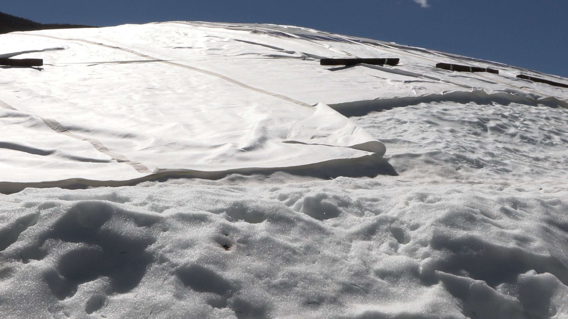 Utah is testing a snow storage technique at Soldier Hollow ahead of 2034 Games....